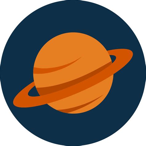 saturn planet space icon   iconfinder