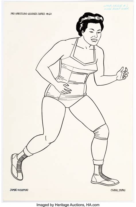 Jaime Hernandez Whoa, Nellie! #3 "Pro Wrestling Legends Series #60