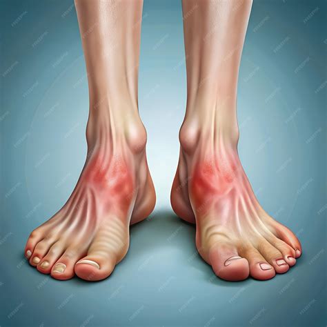 Swollen Ankles Causes and Treatments Illustrated in a Detailed Image