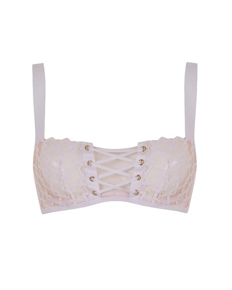 Kadra Full Cup Bra in White/Nude | By Agent Provocateur