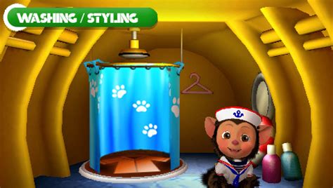 This is where you feed your EyePet, make them go to sleep or play games ...