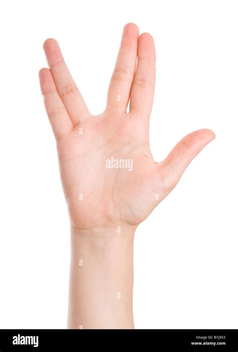 Star Trek Vulcan Hand Sign