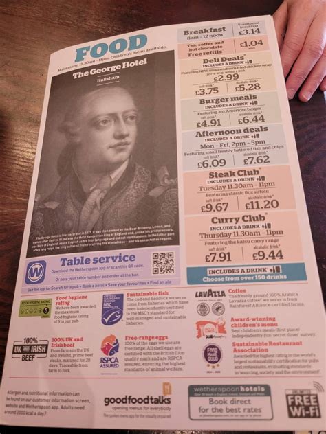The King of Wessex Wetherspoon: Menu and Location Guide 16