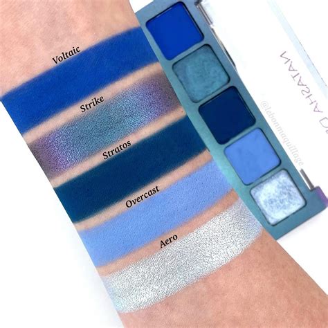 Свотчи новой палетки теней для век Natasha Denona Mini Triochrome Eyeshadow