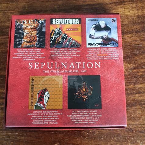 Reduced - Sepultura - The Studio Albums 1998 - 2009 - 5 CD box set ...