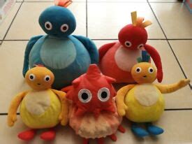 * TWIRLYWOOS * Toodloo, Great Bighoo, Chickedy, Chick & Peekaboo plush/toys for kids | in ...