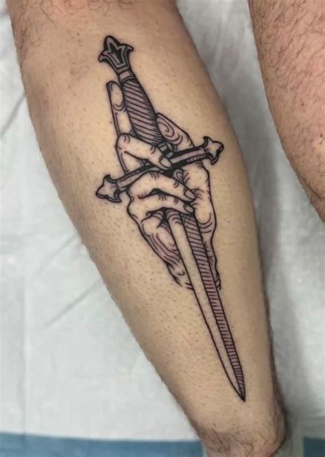 black dagger tattoo 8