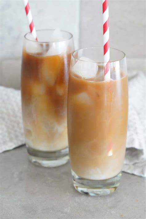 Iced Coffee with Almond Milk - Savored Sips