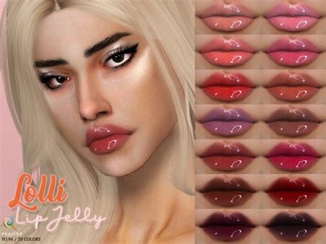 Lolli Lip Jelly N196 by Praline Sims for The Sims 4 - Spring4sims ...