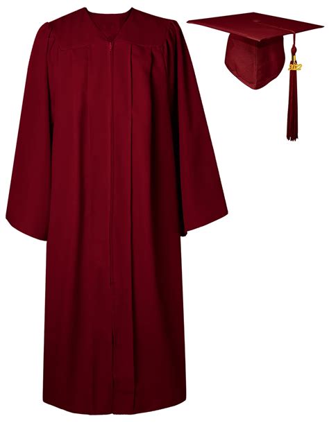 GraduatePro Matte Graduation Cap and Gown 2024 Set Bulk with Tassel for High School & College 12 ...