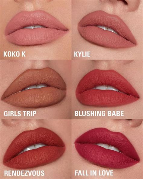 Новые оттенки матовых помад и лайнеров для губ от Kylie Cosmetics ...