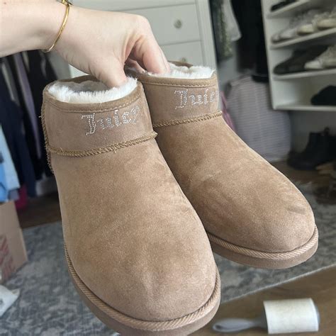Juicy Couture Slippers/booties Used as inside... - Depop