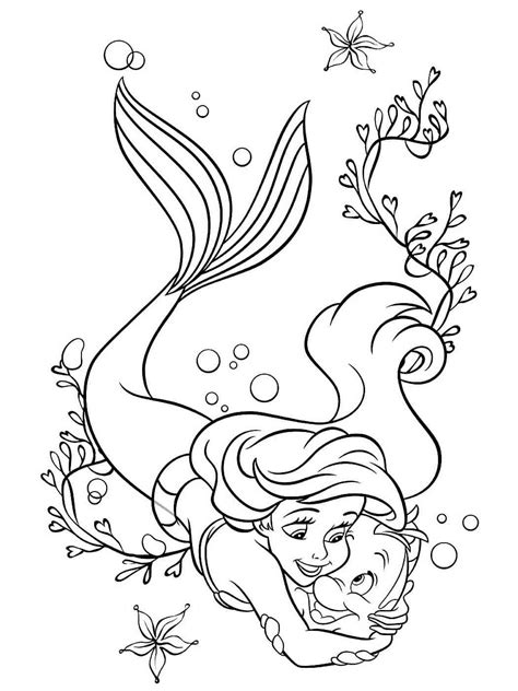 The Little Mermaid coloring pages