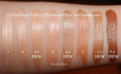 Charlotte Tilbury Flawless Filter Review & Swatches | Foundation ...