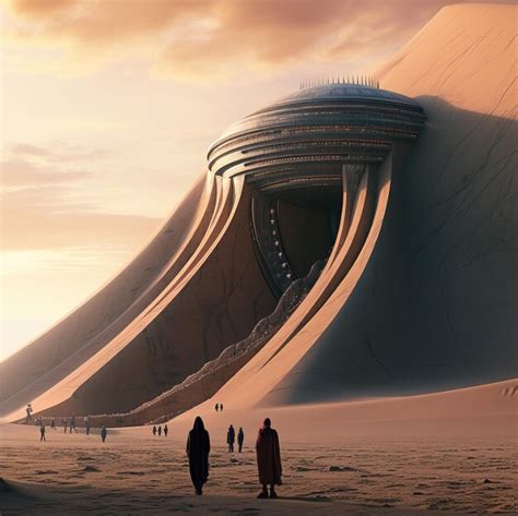 Premium AI Image | A large building with a large structure on the top of it