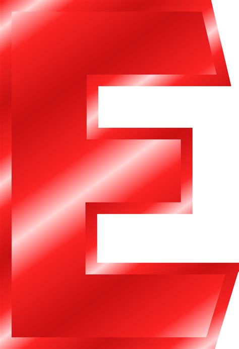 Буква E PNG