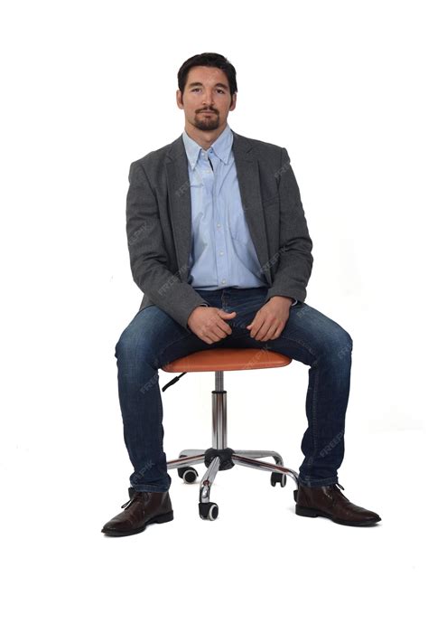 Sitting Person Front View
