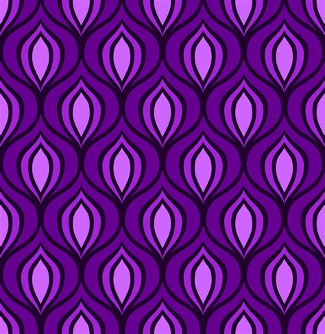 DARK LILAC VECTOR SEAMLESS BACKGROUND WITH LIGHT LILAC ABSTRACT FIGURES