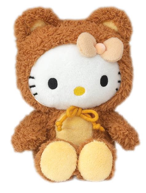 Мягкая игрушка 'Хэллоу Китти в костюме мишки' (Hello Kitty), 14 см ...