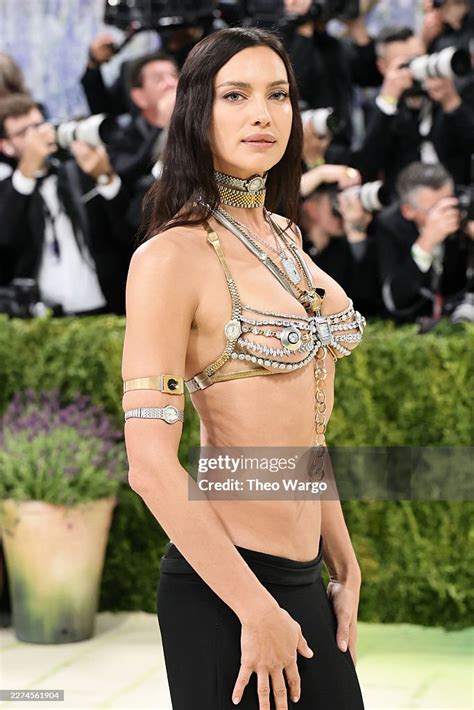 Irina Shayk attends the 2026 Met Gala celebrating "Costume Art" at