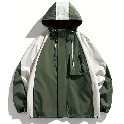 Hot6sl Men's Winter Coats Wind-Cheating Long Sleeve Classic Coat