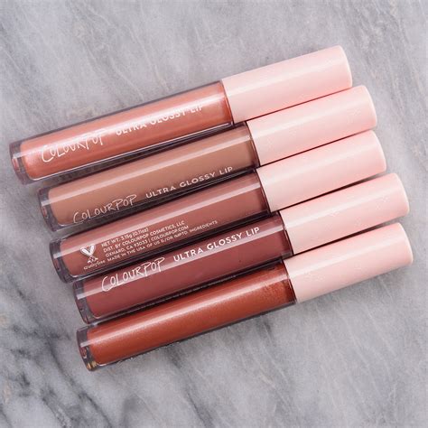 colourpop ultra glossy lip swatches fre mantle beautican  beauty