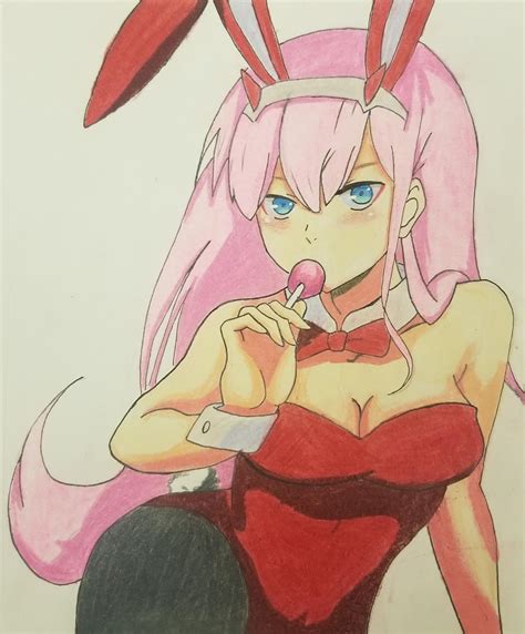 Zero two fanart by DabeGX on DeviantArt