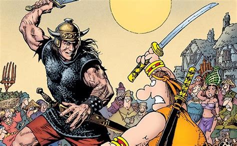 Preview: Groo vs. Conan #1 by Evanier, Aragones, & Yeates