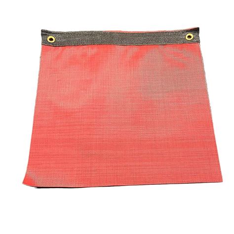 SAFETY FLAGS WITH GROMMETS Orange 18" X 18" Made durable