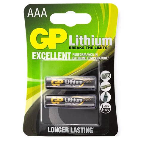 GP Batteries Lithium CR123A Batteries - Cell Pack Solutions