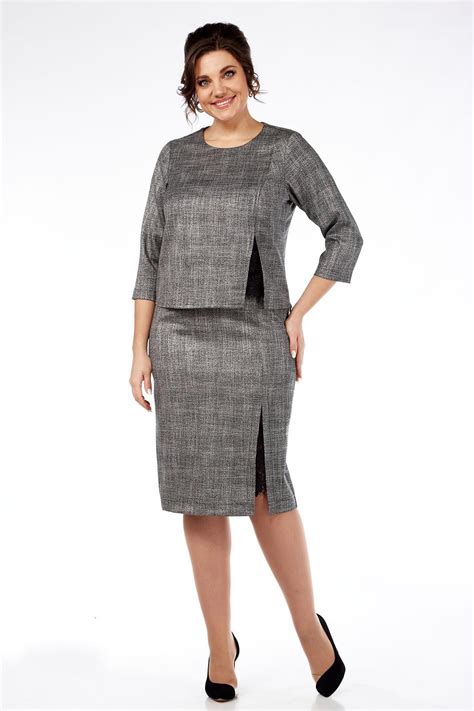 Костюм Lady Style Classic, серые тона (модель 1732-1) — Белорусский ...