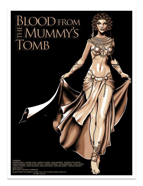 Blood From The Mummy's Tomb Poster on Behance