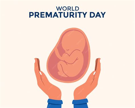 Premium Vector | World prematurity day on november 17 premature birth