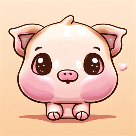 Maialino Simpatico - Simpatico maialino con grandi occhi da Chibi Kawaii Chibi · Creative ...