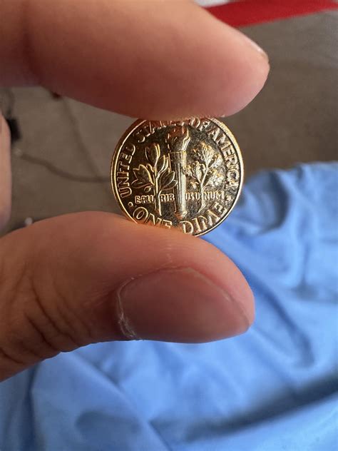 Gold dime from 1984 : r/coins