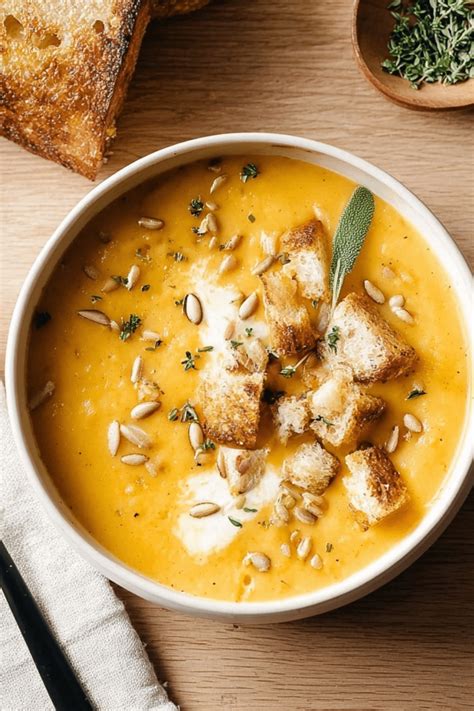 Roasted Butternut Squash Soup – Best Fall Comfort Food - The Sisters