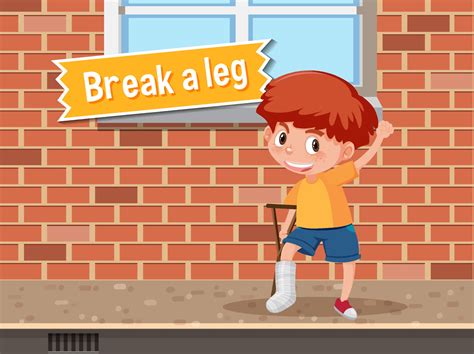 break  leg vector art icons  graphics