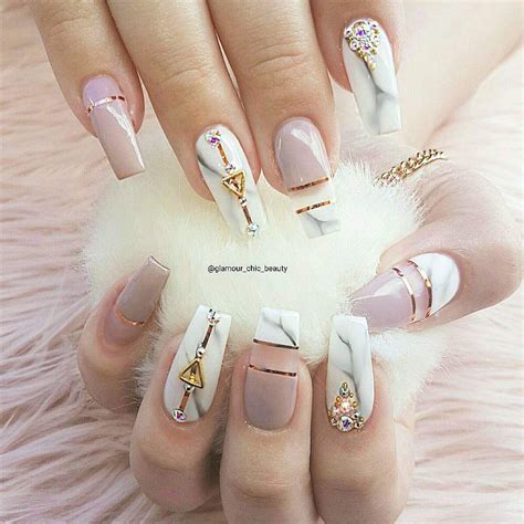Marble Nails Art