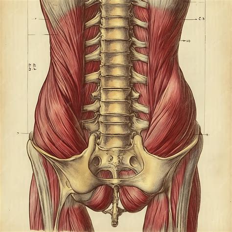 vintage illustration  human   pelvis anatomy premium ai