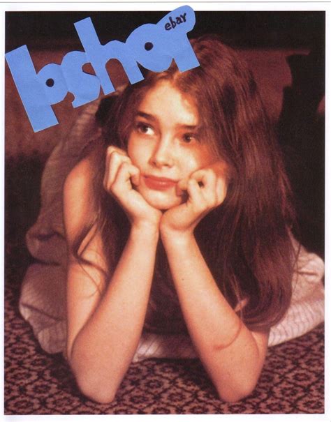 Rare BROOKE SHIELDS photo Pretty Baby Blue Lagoon star long hair ...