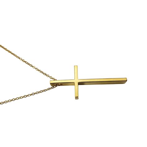 Tiffany and Co. 18 Karat Yellow Gold Cross Pendant at 1stDibs | tiffany
