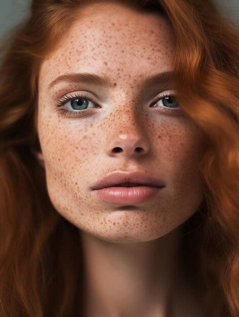 Premium Photo | Portrait of a beautiful young woman with blue eyes ...