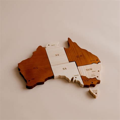 australian map puzzle