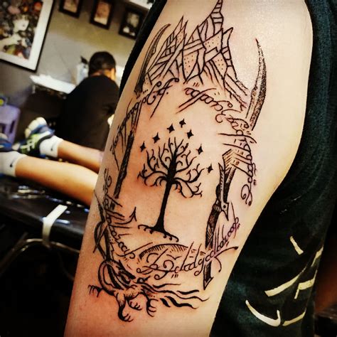elvish tattoo lord   rings