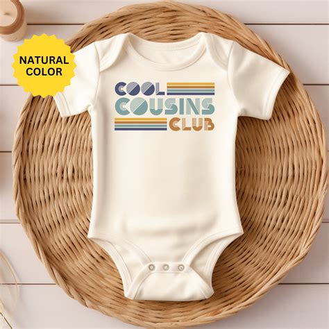 Cool Cousins Club Onesie®, Retro Cool Cousin Club Bodysuit, Cool
