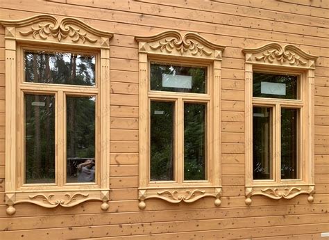 Варианты наличников на окна в деревянном доме снаружи (76 фото ...