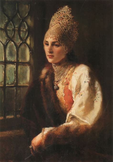Константин Егорович Маковский. Русские красавицы. - День вдохновения