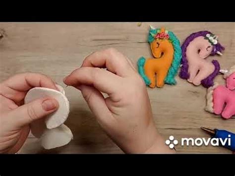Игрушки из фетра - Единорог - YouTube