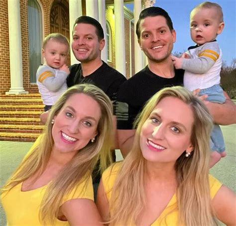news twin sisters  married twins reveal  children