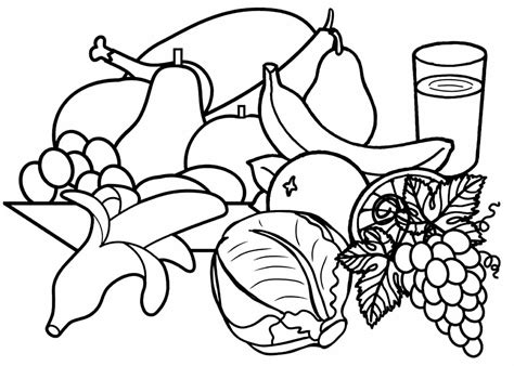50+ Desenhos de Comida para colorir - Pop Lembrancinhas